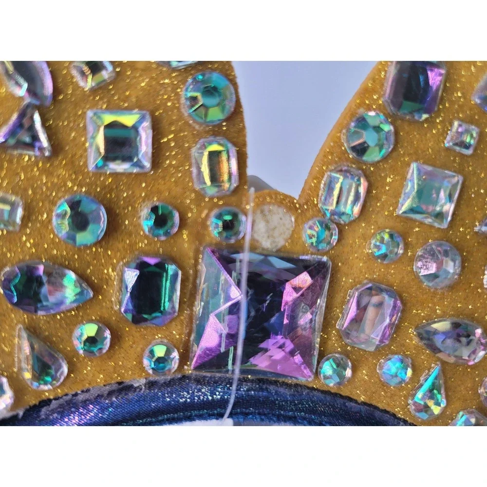 Disney Minnie Mouse 50th Anniversary Ears Headband Sequins New / Tags READ